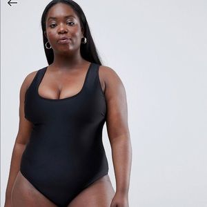 Black One Piece Bathing Suit
